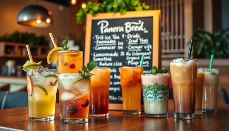 panera bread drink menu