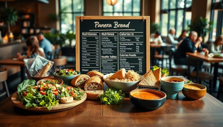 panera bread nutrition menu