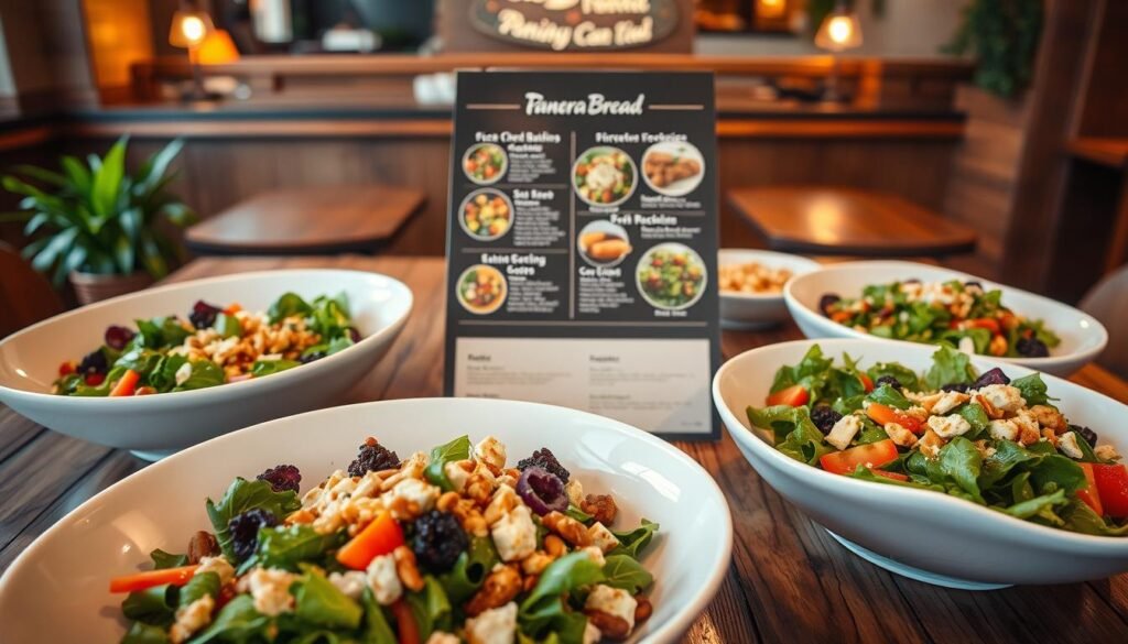 panera bread salad menu