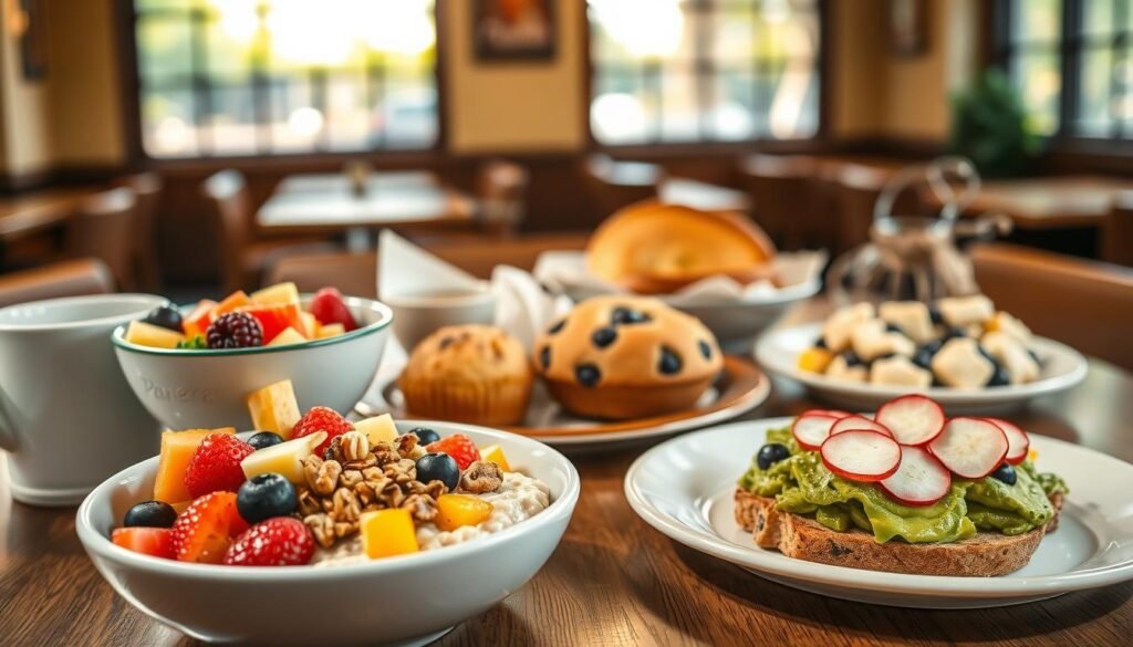 panera bread veg options for breakfast