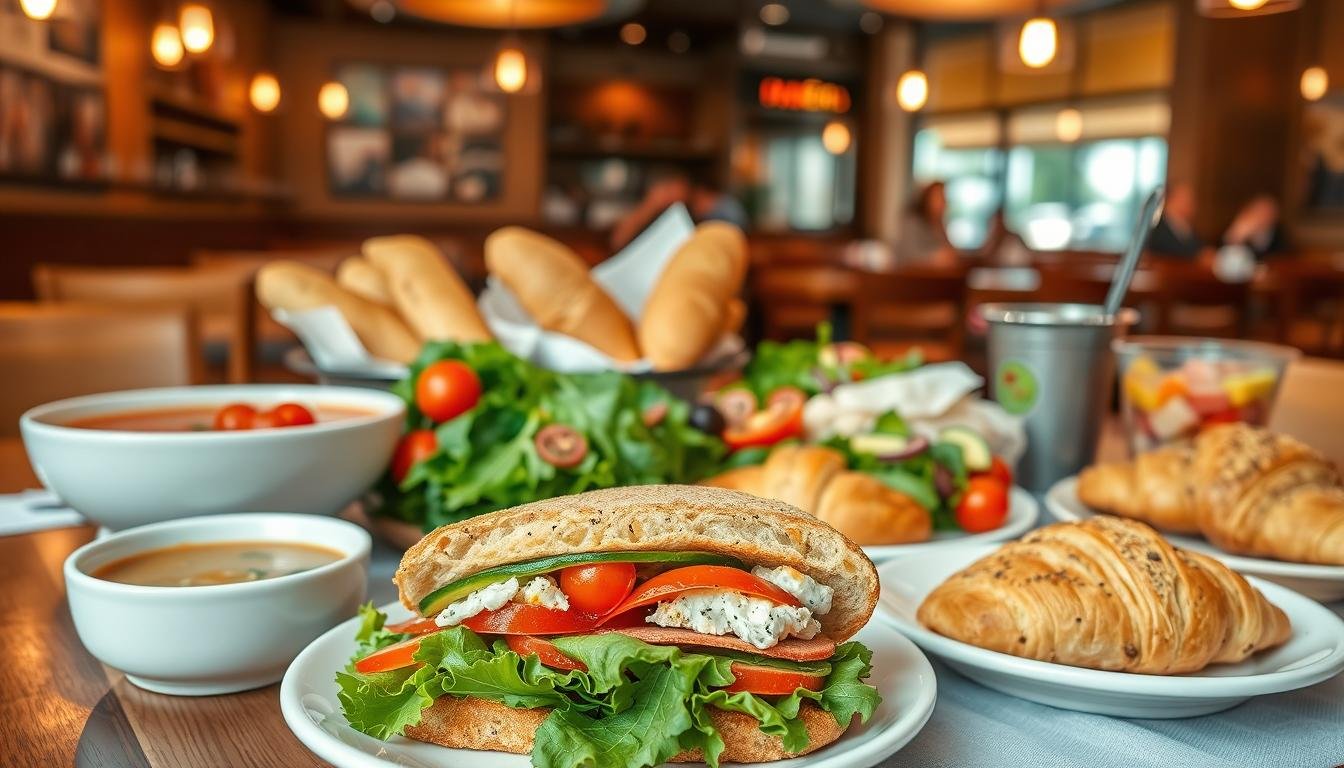 panera bread vegetarian menu