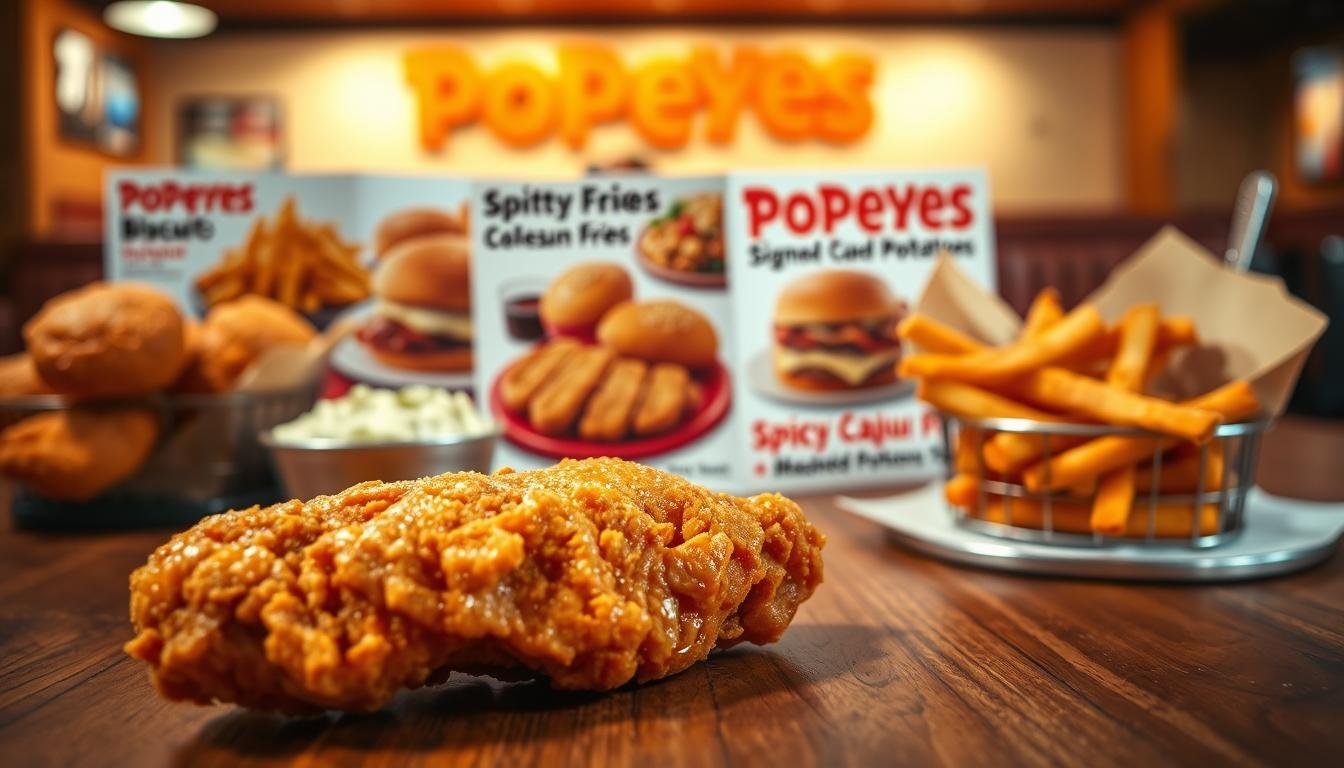 popeyes chicken menu