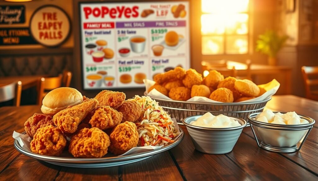 popeyes family meal menu