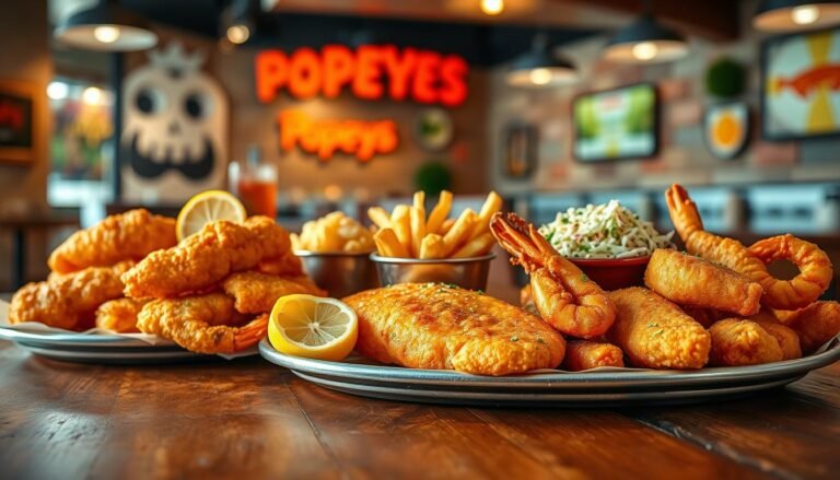 popeyes fish menu