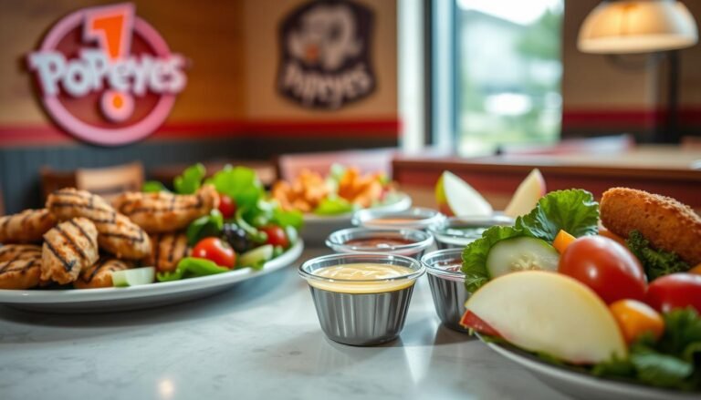 popeyes healthy menu