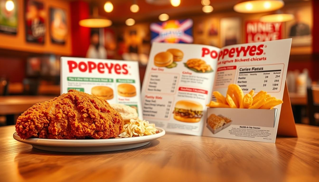 popeyes menu calories