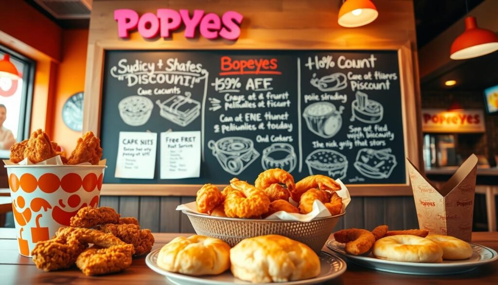 popeyes menu discounts