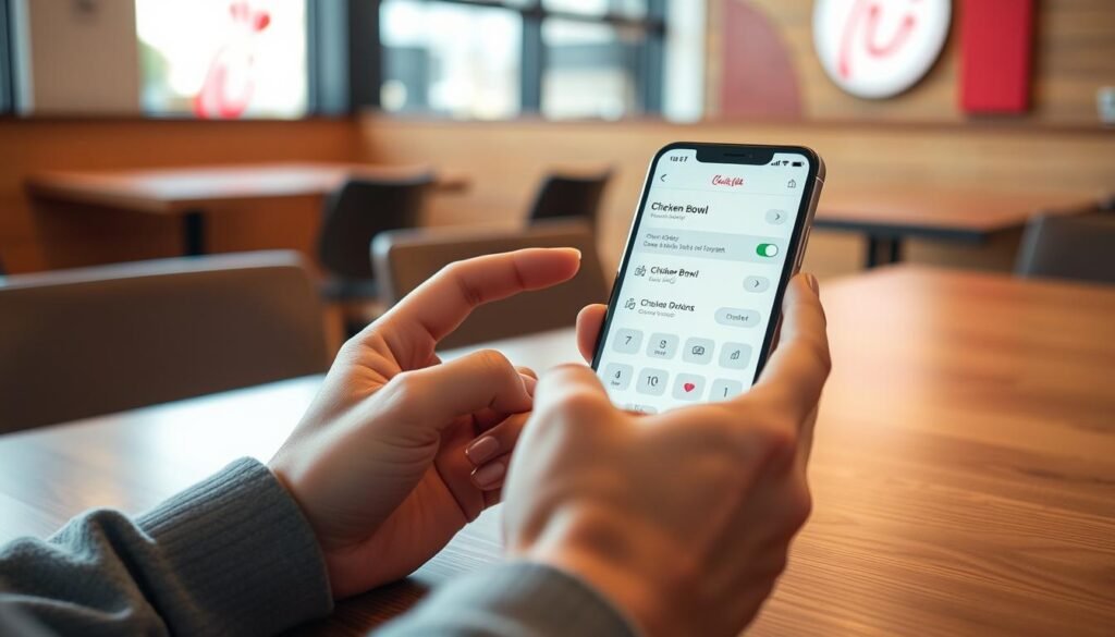 chick-fil-a bowl ordering