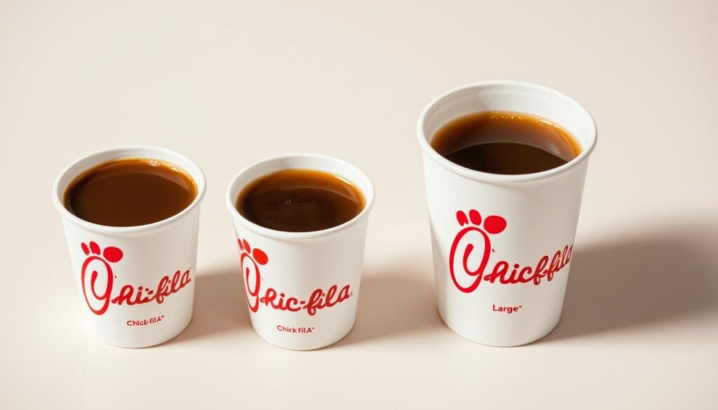 chick-fil-a coffee sizes