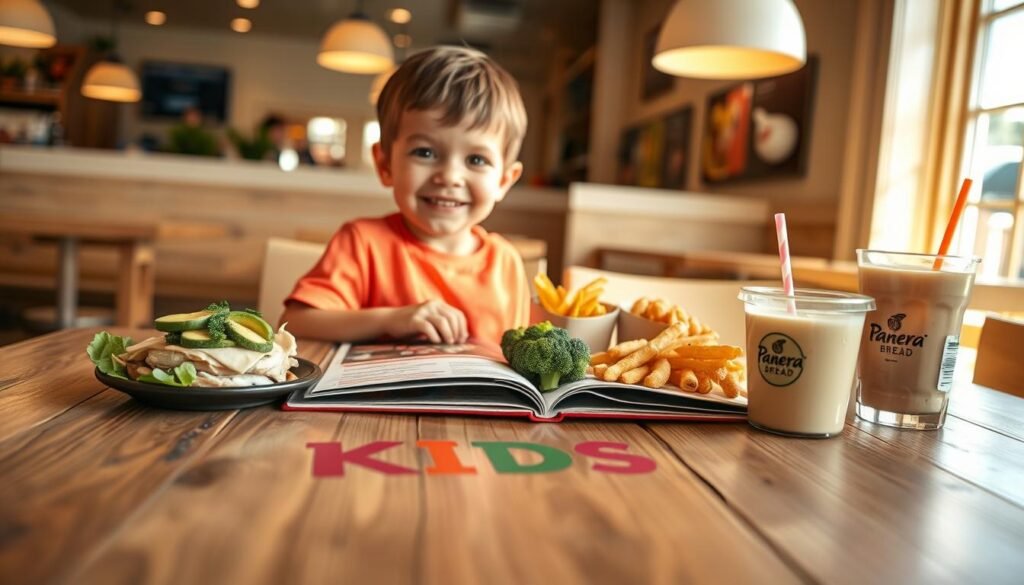 kids menu at panera bread