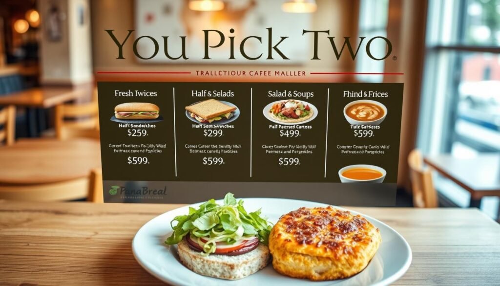 panera bread you pick two menu with prices